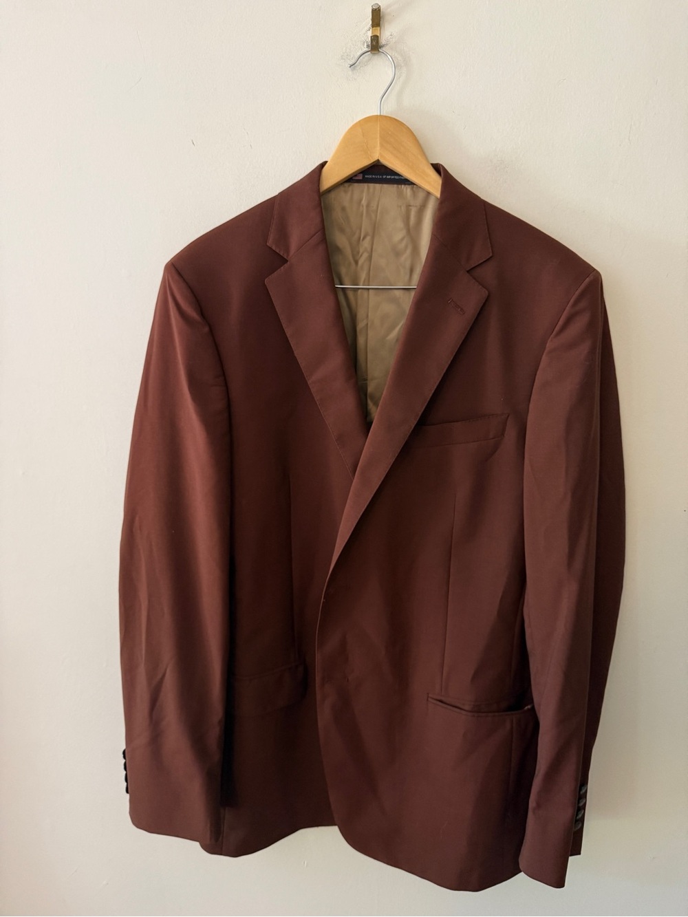 Hart Schaffner Marx Men's Chocolate Brown Sport Coat